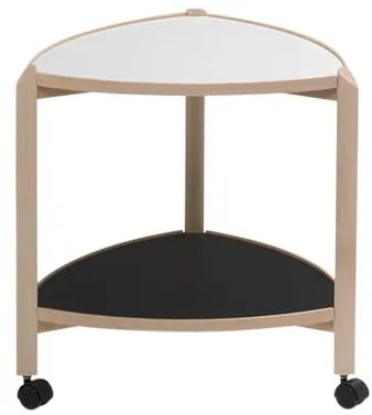Thomsen Furniture Visit serving trolley - beech/melamine - natural beech - 55x50x50 cm