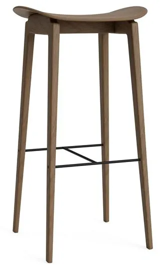 NORR11 NY11 Bar Stool H75 cm Light Smoked Oak