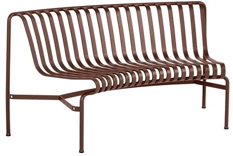 HAY Palissade Park Dining Bench IN 1 Pc. Incl. Mounting Set Not Freestanding Iron Red