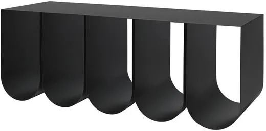 Kristina Dam Studio Curved Bench Black