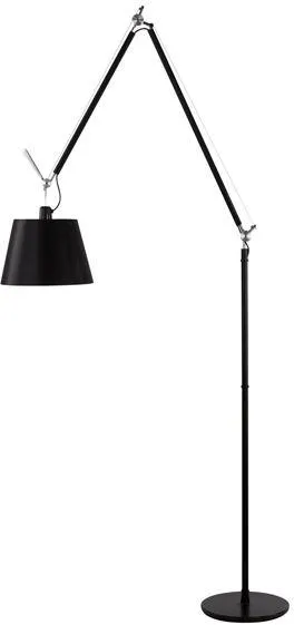 Artemide Tolomeo Mega Floor Lamp Black 32 cm Shade