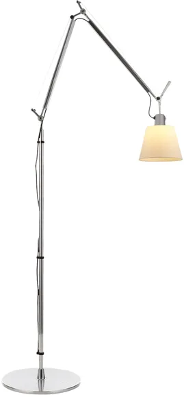 Artemide Tolomeo Basculante Floor Lamp Parchment