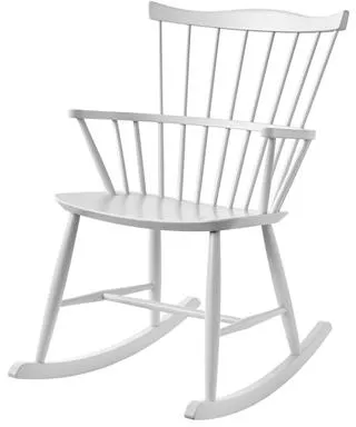 FDB Møbler J52G Rocking Chair White