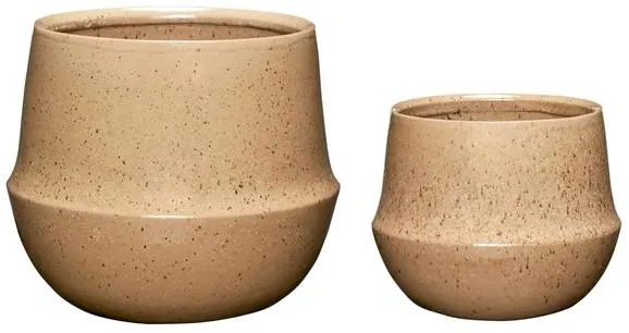 Hübsch Vibe Flower Pot Sand Set of 2