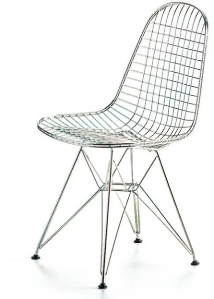 Vitra Wire DKR Dining Chair Chrome
