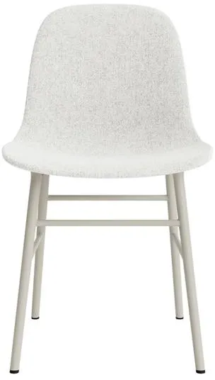 Normann Copenhagen Form Dining Chair Upholstered Group 5 Light Grey/Steel