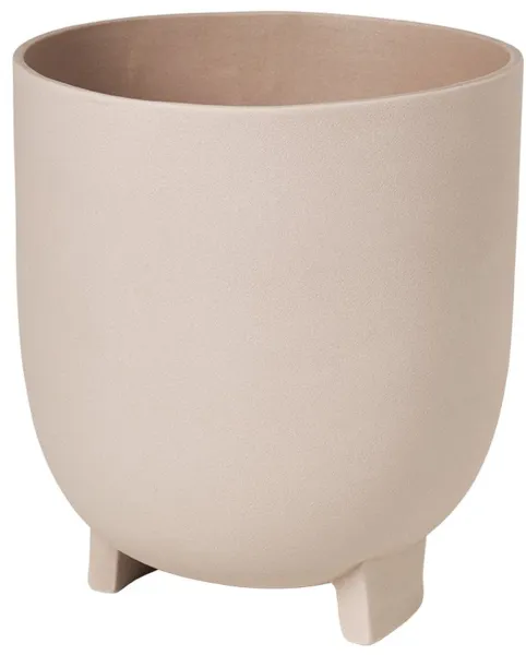 KRISTINA DAM STUDIO Serene flower pot, S - sand terracotta