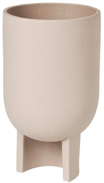 KRISTINA DAM STUDIO Serene flower pot, M - sand terracotta
