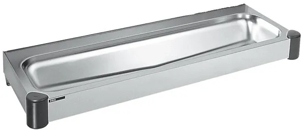 Juvel Intra Juvel P12 rinsing channel without back wall, central drain, stainless steel